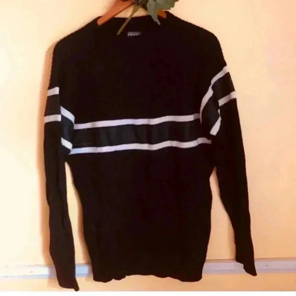 Gianfranco Ferre Black and White Crewneck Sweater​